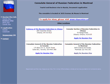 Tablet Screenshot of montreal.russianembassy.ca